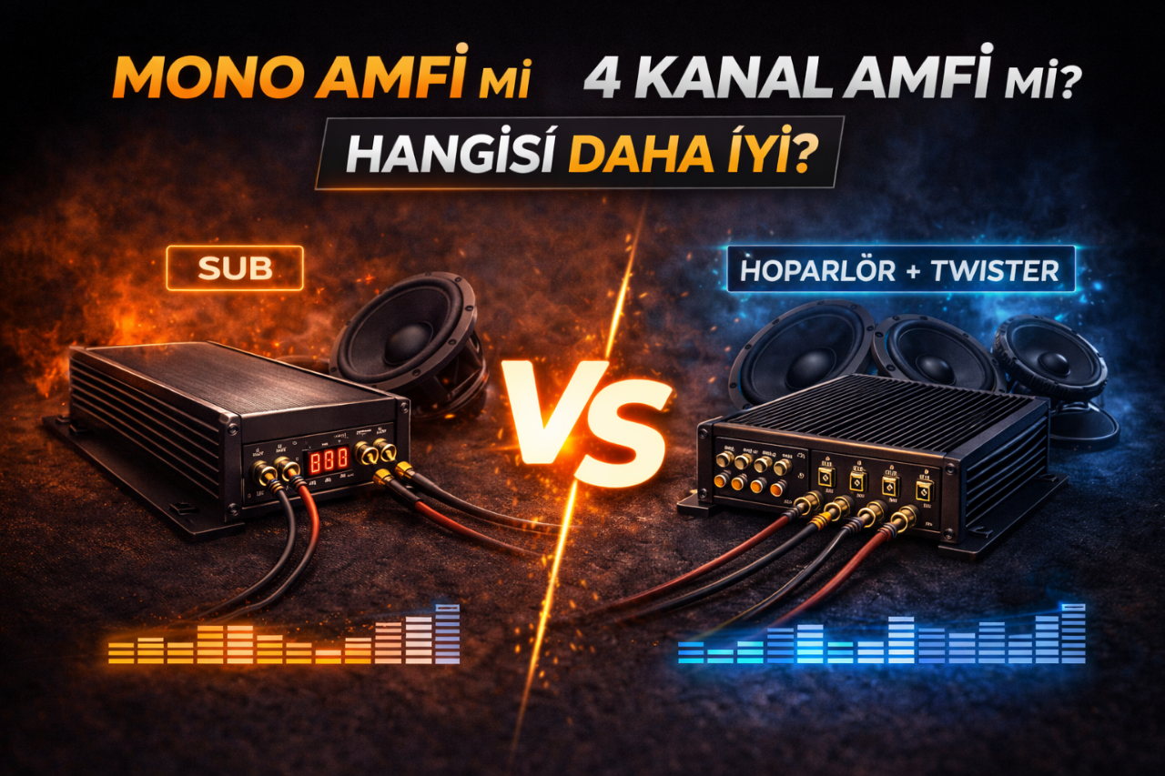 Mono Amfi mi 4 Kanal Amfi mi? Hangisi Daha İyi?