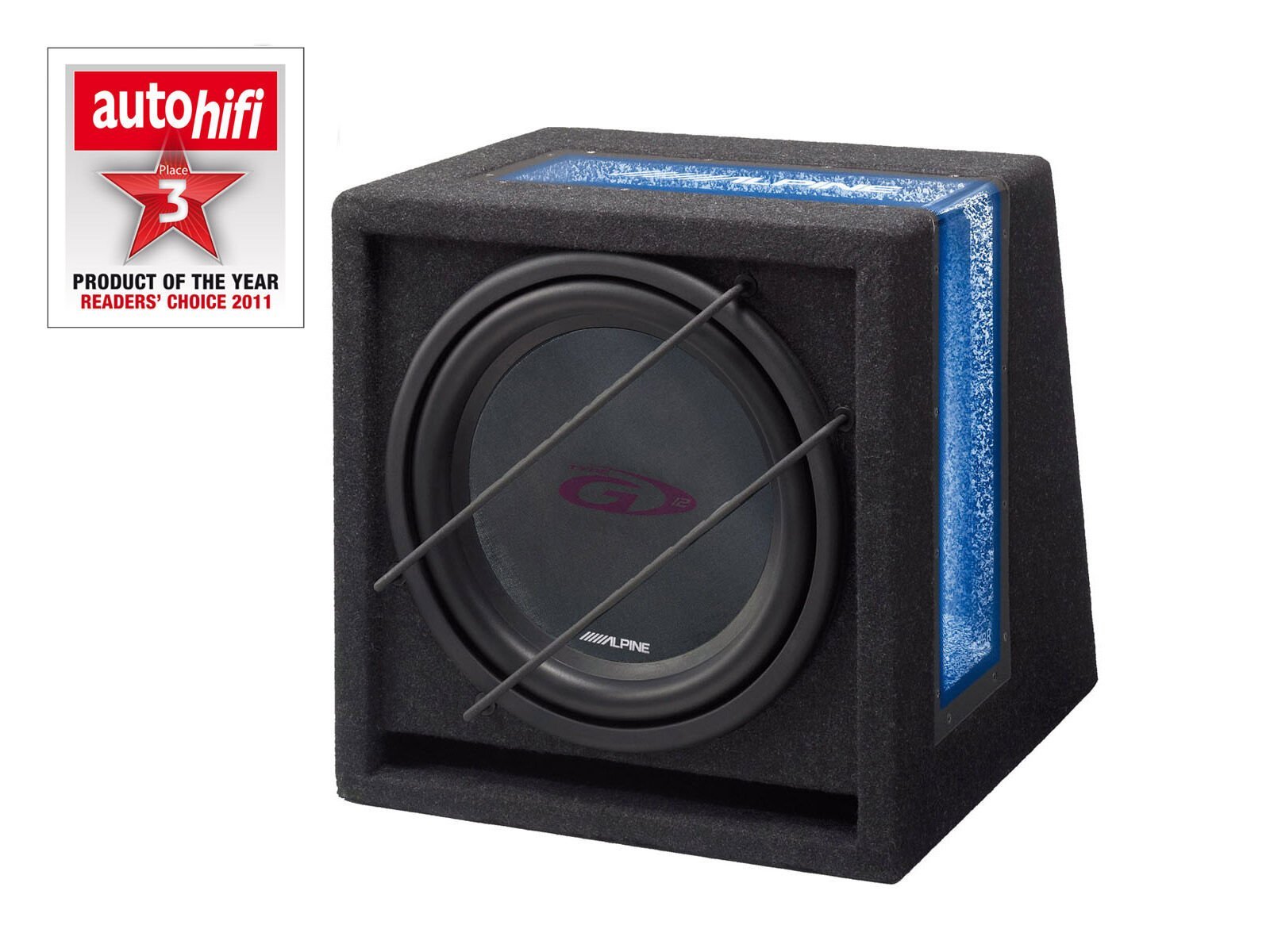 Alpine SBG-844BR 20cm Kabinli Subwoofer (400 Watt)