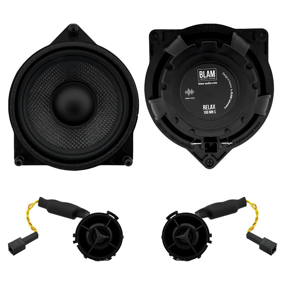 Blam 100MNS 10cm Mercedes Komponent Mid Takımı (80 Watt)