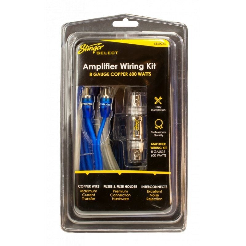 Stinger SS600XS 8GA 600 Watt Amfi Kablo Kiti