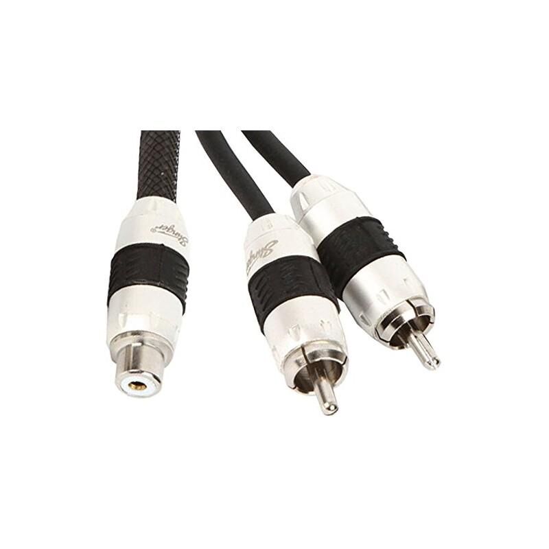 Stinger SI-82YM 20cm 2 Kanal RCA Kablo (2 Erkek - 1 Dişi)