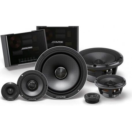 Alpine HDZ-653S Slim-Fit 3 Yollu 16,5 cm Hi-Res Komponent Hoparlör Seti