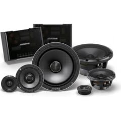 Alpine HDZ-653S Slim-Fit 3 Yollu 16,5 cm Hi-Res Komponent Hoparlör Seti