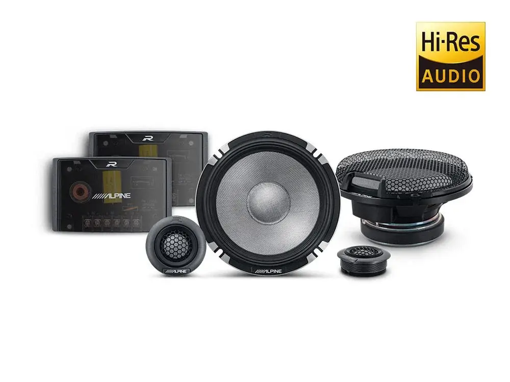 Alpine R2-S652 16,5 cm 2 Yollu R-Serisi Pro Komponent Hoparlör Seti