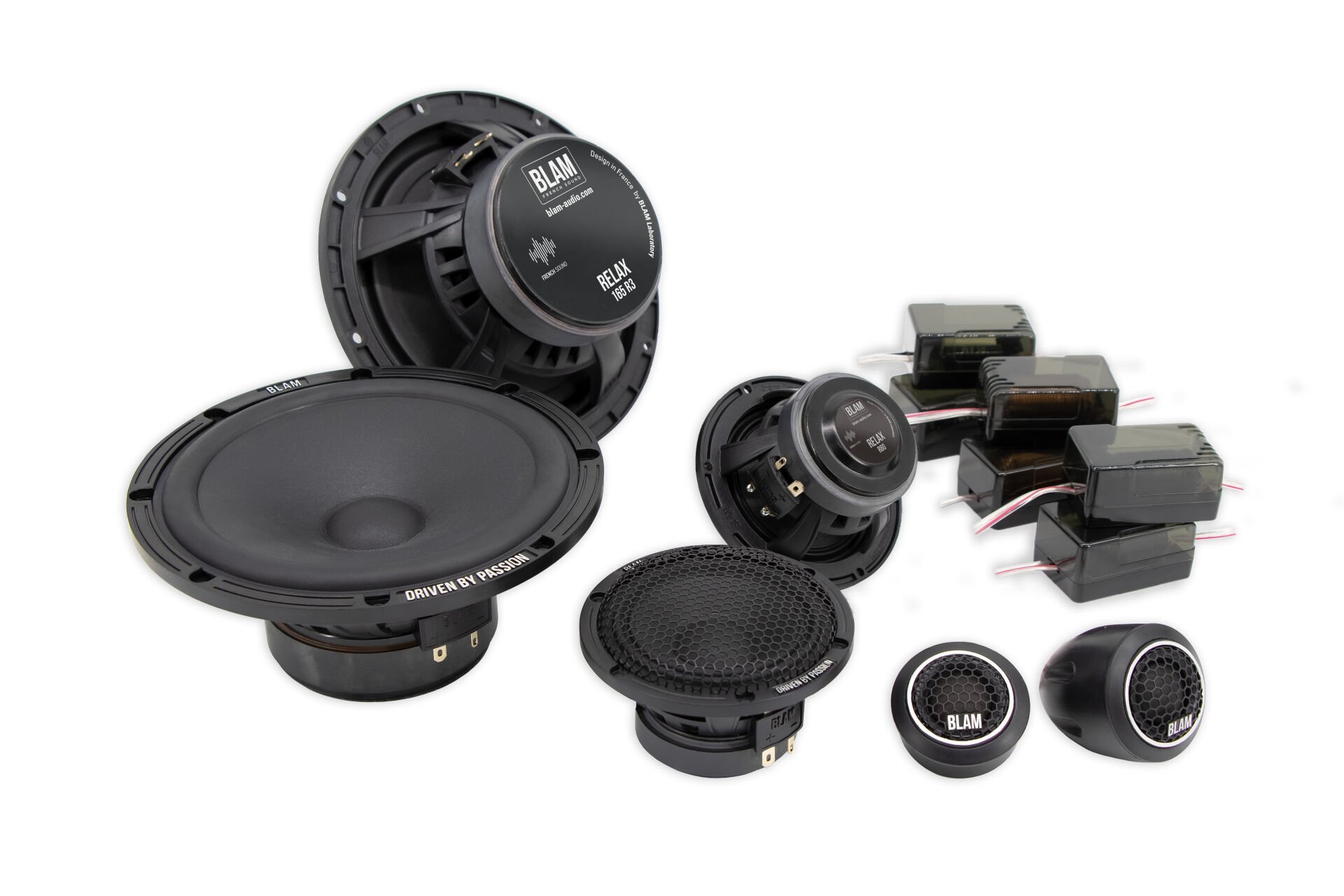 Blam 165R3 16 cm 3 Yollu Komponent Mid Takımı (150 Watt)