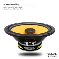 Recoil RLX65 16 cm Koaksiyel Hoparlör (160 Watt)