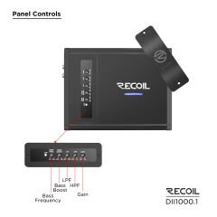 Recoil DII-1000.1 Mono Amfi (2000 Watt)