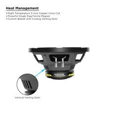 Recoil LW-8S4 20cm Subwoofer (160 Watt)