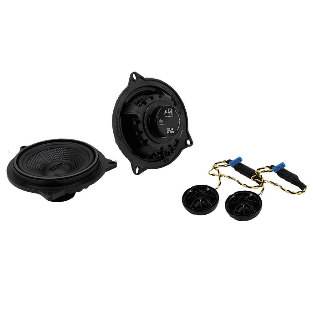 Blam BM 100 NS BMW Uyumlu 2 Yollu Hoparlör Seti | 100W | 100mm Woofer + 25mm Tweeter | Neodymium Magnet | Plug & Play