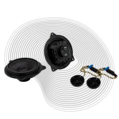 Blam BM 100 NS BMW Uyumlu 2 Yollu Hoparlör Seti | 100W | 100mm Woofer + 25mm Tweeter | Neodymium Magnet | Plug & Play