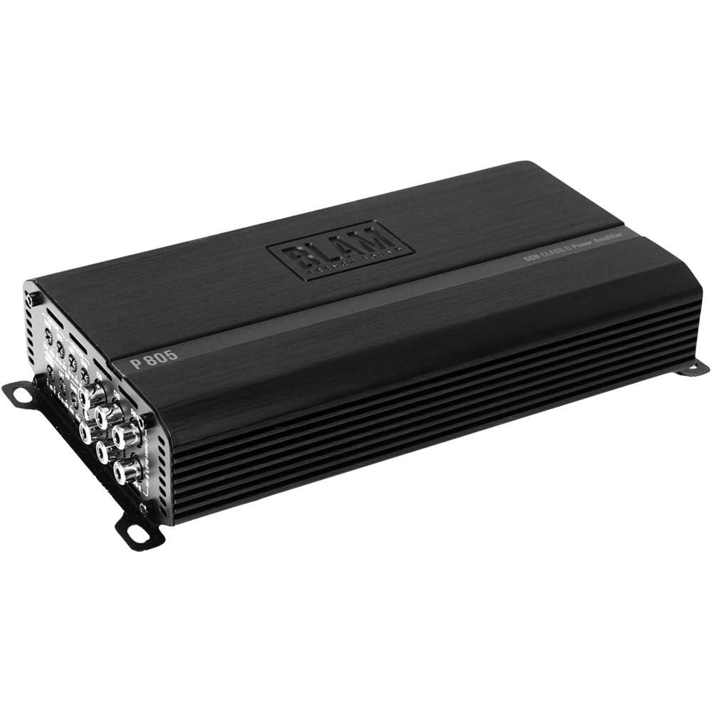Blam P805 5 Kanal Class D Amfi | 4x140W + 1x600W | Subwoofer Kanalı | Bass Boost | Kompakt Güçlü Amplifikatör