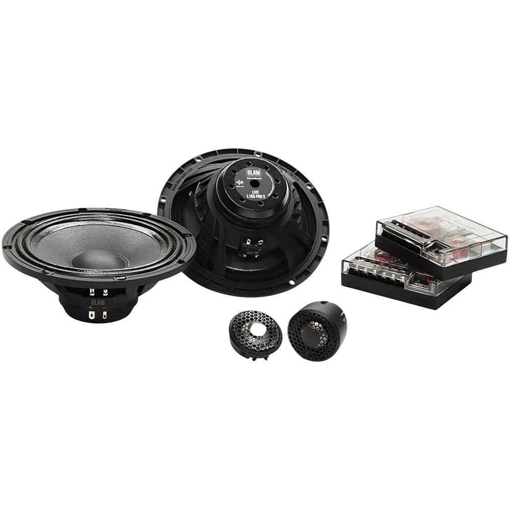 Blam L165 PRO S 200W 2 Yollu Hoparlör Sistemi | 165mm Woofer + 25mm Titanyum Tweeter | Yüksek Hassasiyetli Neodimyum Motorlu