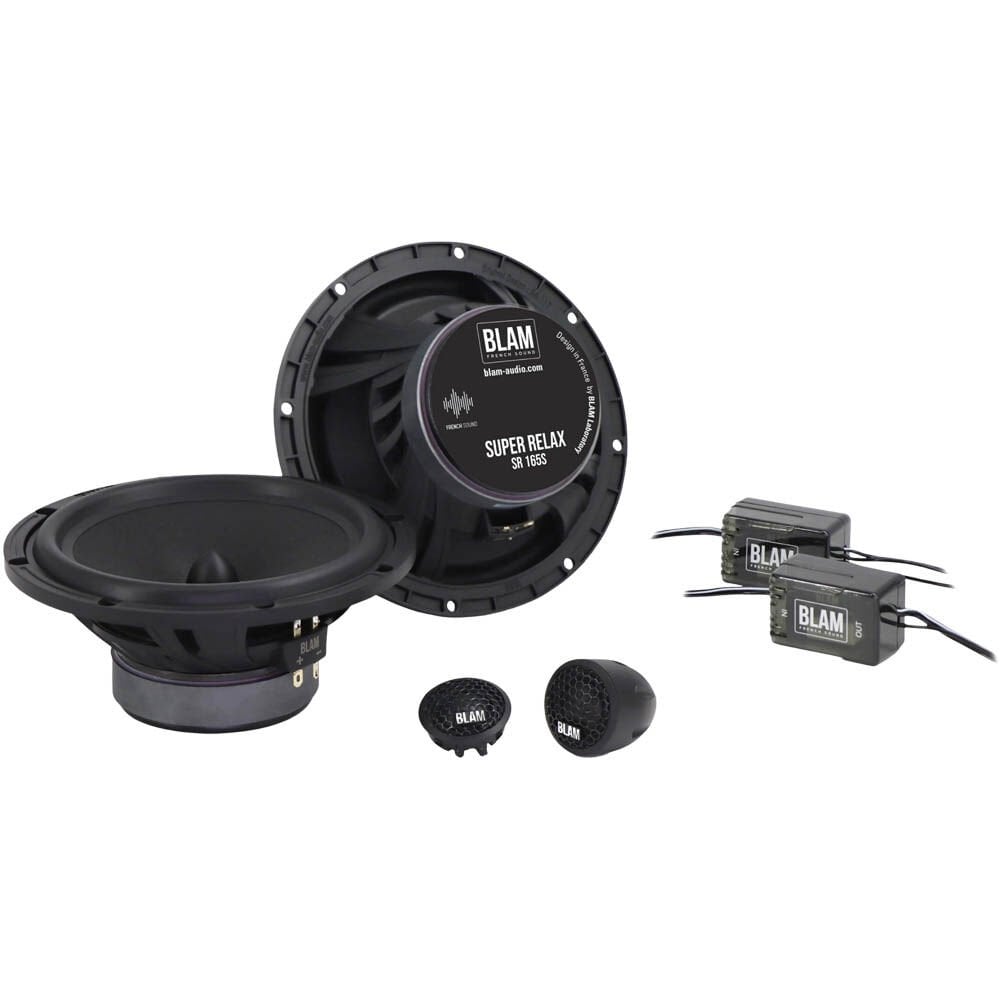 Blam SR165S 2 Yollu Komponent Hoparlör Takımı | 150W | 93dB | 165mm Mid + 20mm Tweeter