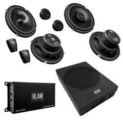 Blam Oto Ses Sistemi Paketi - Komponent - Koaksiyel - Amfi- Subwoofer