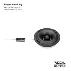 Recoil RLT250 Slim Bullet Super Tweeter (240W)
