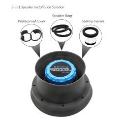 Recoil SPB65-DM 16 cm Katlanabilir Silikon Hoparlör İzolasyon Kiti