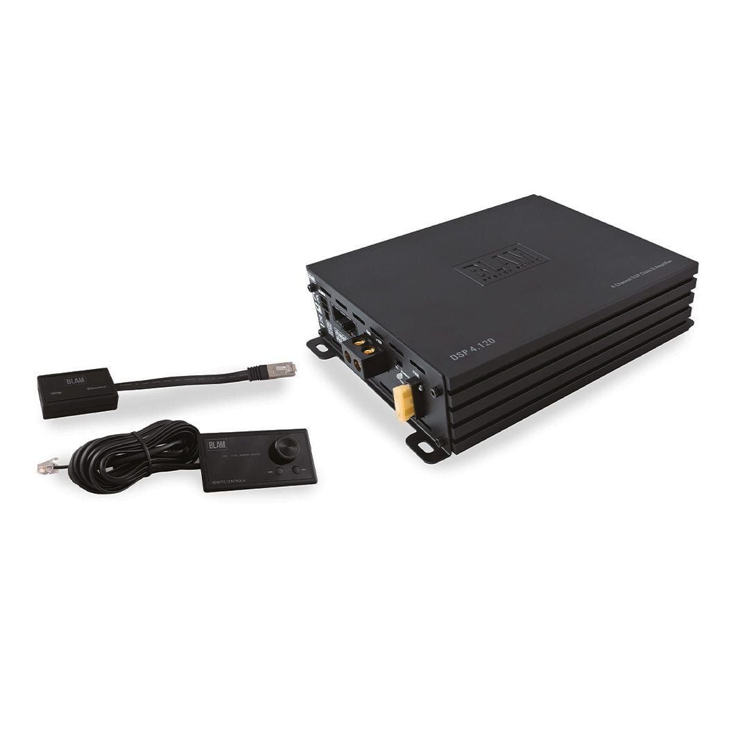 BLAM DSP Amplifier 4.120 4 Kanal | DSP | Bluetooth | 8 Çıkış